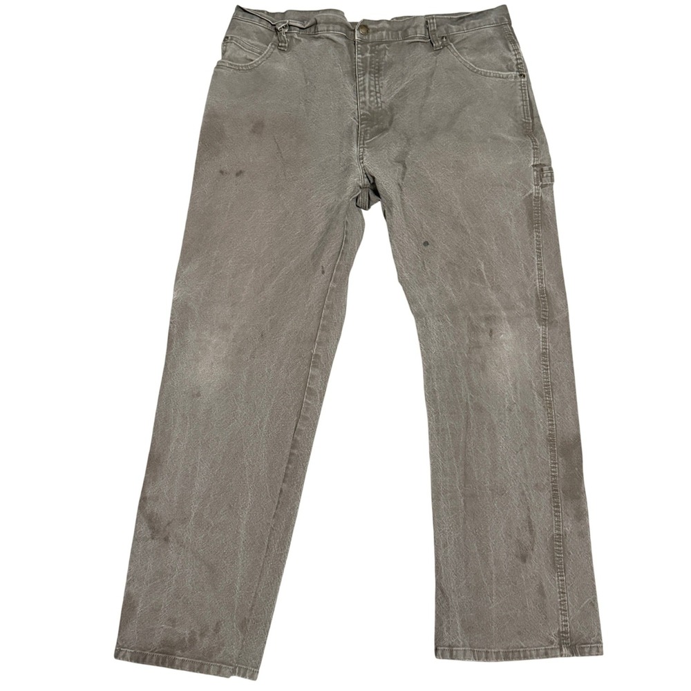 Genuine Dickies Carpenter Pants Hammer Loop Utility Gray 38x30 Cotton Blend Men